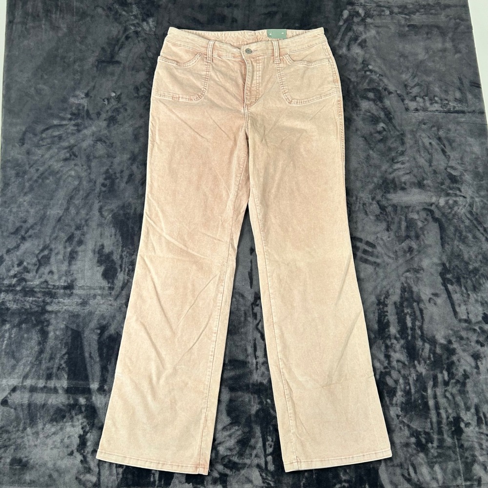 Sonoma Corduroy Pants Womens‎ 12 Light Pink Stretch Bootcut SB4307M